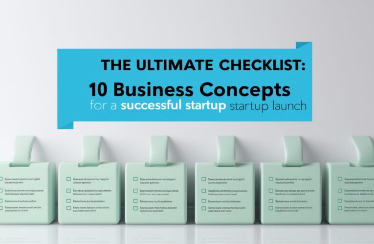 The Ultimate Checklist: 10 Business Concepts for a Successful Startup Launch